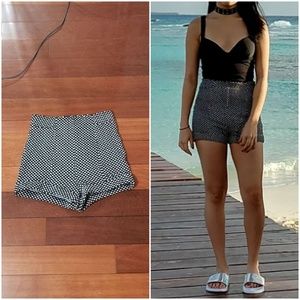 Urban Outfitters Polka Dot High Waisted Shorts